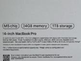 Naujas - MacBook pro M5 - 24gb/1tb - nuotraukos Nr. 2