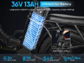 Samebike elektrinis dviratis Cy20pro-IT - nuotraukos Nr. 7