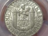 3 Reichsmarkės 1928m. Veimaro Respublika Pcgs Ms66 - nuotraukos Nr. 2