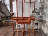Ikea Björksen reguliuojami staliukai, oranžini - nuotraukos Nr. 3