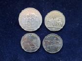 8 vnt. sovietinių jubiliejinių rublių