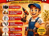 Meistras į namus Kaune – smulkūs darbai, atvykstu