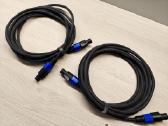 Speakon kolonėlių audio laidai kabeliai 5m 2vnt