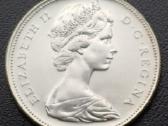 1 doleris 1967m. Kanada sidabras - nuotraukos Nr. 2