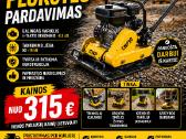 Nauja Vibro Plokštė Nuo 315 € 60-90kg