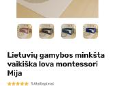 Vaikiška lova montessori Mija - nuotraukos Nr. 5