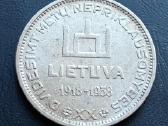 1938 m. proginė 10 litų sidabrinė moneta - nuotraukos Nr. 2