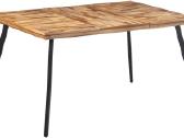 Valgomojo stalas, 148x97x76cm, tikmedžio medienos - nuotraukos Nr. 13