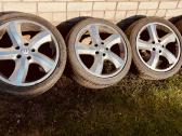 Audi VW Vag 5x112 R18 Ratlankiai su padangom