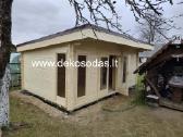 Medinis namelis du kambariukai 6x4 m. Vivero