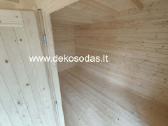 Medinis namelis du kambariukai 6x4 m. Vivero - nuotraukos Nr. 5