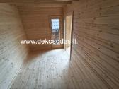 Medinis namelis du kambariukai 6x4 m. Vivero - nuotraukos Nr. 6