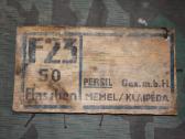 Memel Klaipėda Persil skalbimo milteliu dėžė dalis