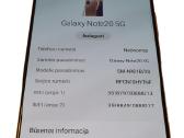 Samsung Galaxy Note20 5G + 3 mėn. garantija - nuotraukos Nr. 5