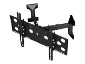Kampinė televizoriaus konsolė, ant sienos