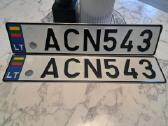 Numeriai automobiliui - nuotraukos Nr. 2