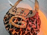 Guess Vintage Leopard Print Canvas Shoulder Bag. - nuotraukos Nr. 2