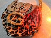 Guess Vintage Leopard Print Canvas Shoulder Bag. - nuotraukos Nr. 4