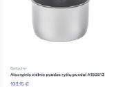 Naujas atsarginis vidinis Bartscher puodas