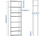 Parduodama Ikea knygų spinta (balta) 2 vnt. - nuotraukos Nr. 2