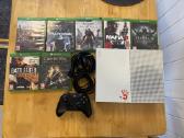 Xbox One S 1tb + pultas + 7 žaidimai