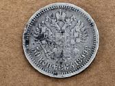 1899 Carinės Rusijos 50 kapeikų Nikolajus II - nuotraukos Nr. 2