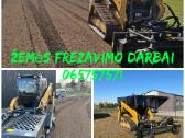 Žemės frezavimas kultivavimas grebimas bobcat tech