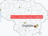 Perku 3 kambarių butą Grigiškėse