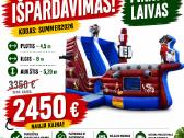 Akcija 2450€ pripučiamas batutas Pirato Laivas
