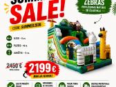 Akcija 2050€! Nauji batutai Žirafa-zebras