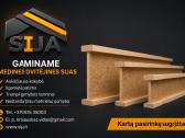 Dvitėjines sijos, i-beam statybinė mediena