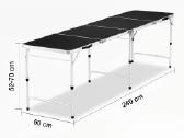 Beer Pong žaidimo stalas vakarėliams 240cm