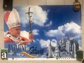 Plakatas. Popiežius Kaune