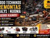 Sodo technikos Remontas Pardavimas Nuoma