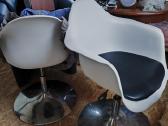 Baltas, 2vnt, zalias 2vnt, metalines kedes,2vnt