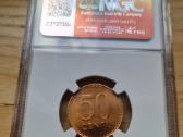 Sertifikuoti 1991m. 50ct Ngc Ms65