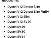 Nauja dulkių siurblio Dyson V12 baterija - nuotraukos Nr. 6