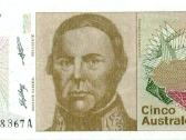 Argentina 5 australes 1985-1989. Unc. P - nuotraukos Nr. 2