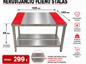 Nerudijančio plieno praustuvė, vonia, stelazas, st