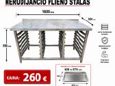 Nerudijančio plieno stelažas, praustuve, vonia, st - nuotraukos Nr. 4