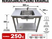 Nerudijančio plieno stelažas, praustuve, vonia, st - nuotraukos Nr. 3