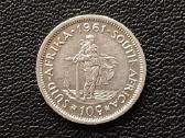 10 centų 1961m. Pietų Afrika sidabras