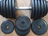 Gumuotas hantelis 32 kg