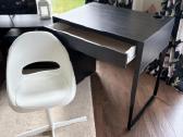 Modernus rašomasis stalas su kėde (Ikea) - nuotraukos Nr. 2