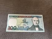 100 Litų banknotas 1991 m.