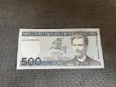 500 Litų banknotas 1991 m.