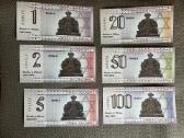 Suvenyrinių banknotų rinkinys Šalomai - nuotraukos Nr. 2