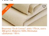 Brezentinė audinys „Duck Canvas“. - nuotraukos Nr. 5