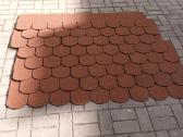 Stogo danga bitumines cerpeles, 5 mm storis