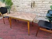 Vintažinis mid century stalas -transformeris - nuotraukos Nr. 3